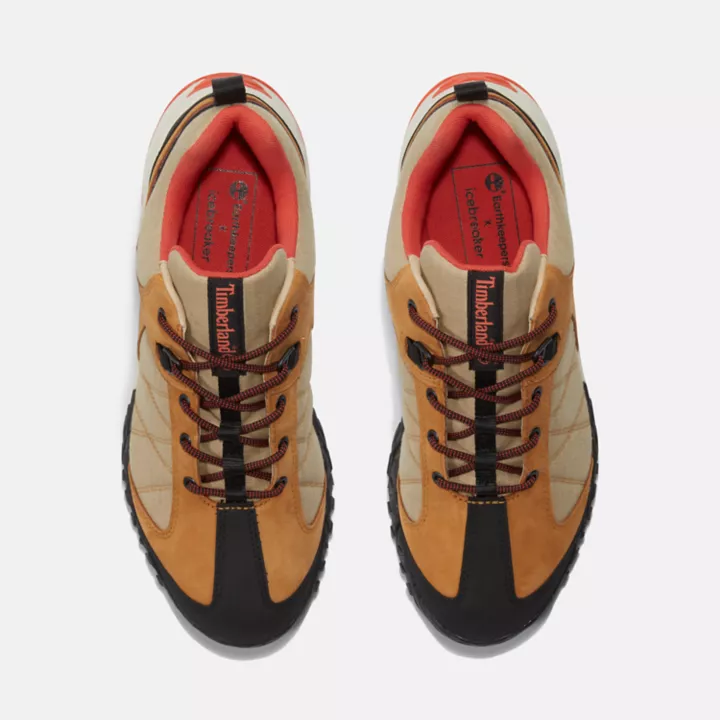 Timberland x Icebreaker Trailquest Waterproof Hiking Shoes for Men in Yellow