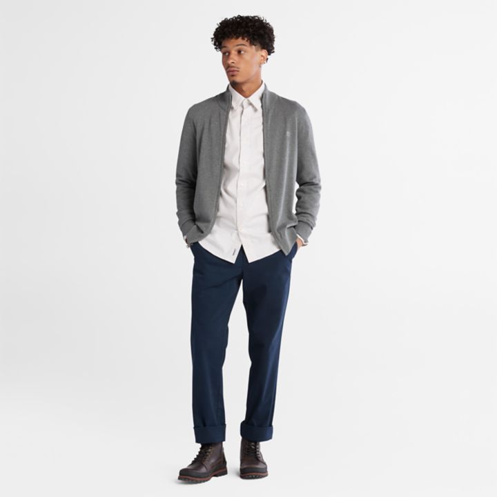 Williams River Full-zip Jumper for Men in Grey