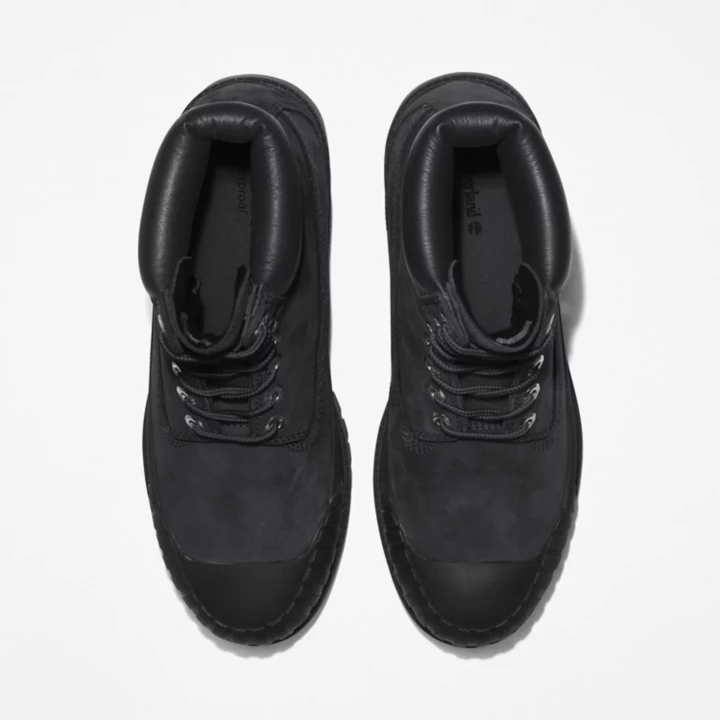 Bottine avec bout en caoutchouc 6-Inch Timberland Premium pour homme en noir