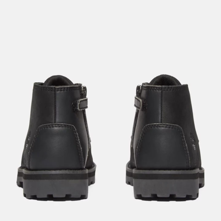 Courma Kid Chukka Boot for Youth in Black