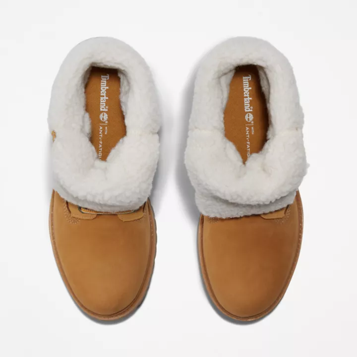 Timberland Authentics Waterproof Roll-Top Boot for Women in Yellow