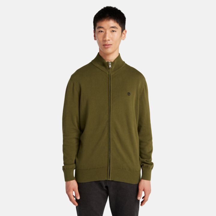Williams River Full-zip Jumper for Men in Green
