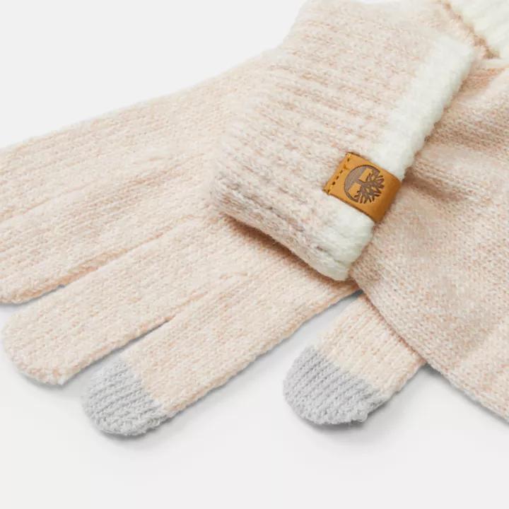 All Gender Marled Magic Glove in Light Pink