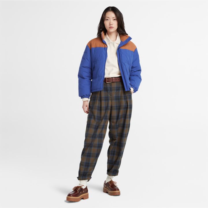 Mountain Welsh Puffer Jacket for Women in Blue