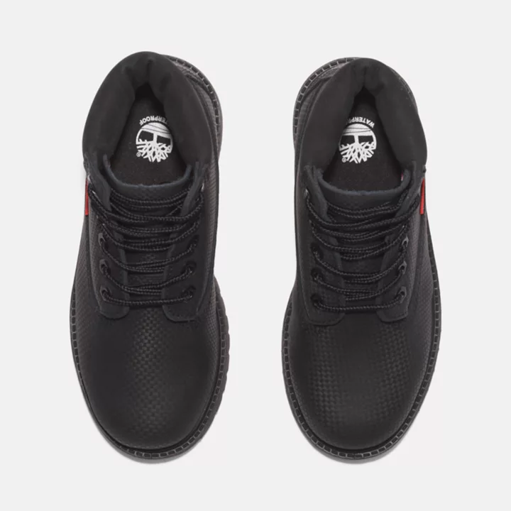 Timberland Premium Helcor 6 Inch Boot for Junior in Black