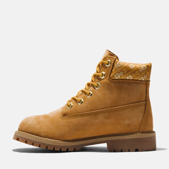 Timberland Premium 6 Inch Boot for Junior in Yellow