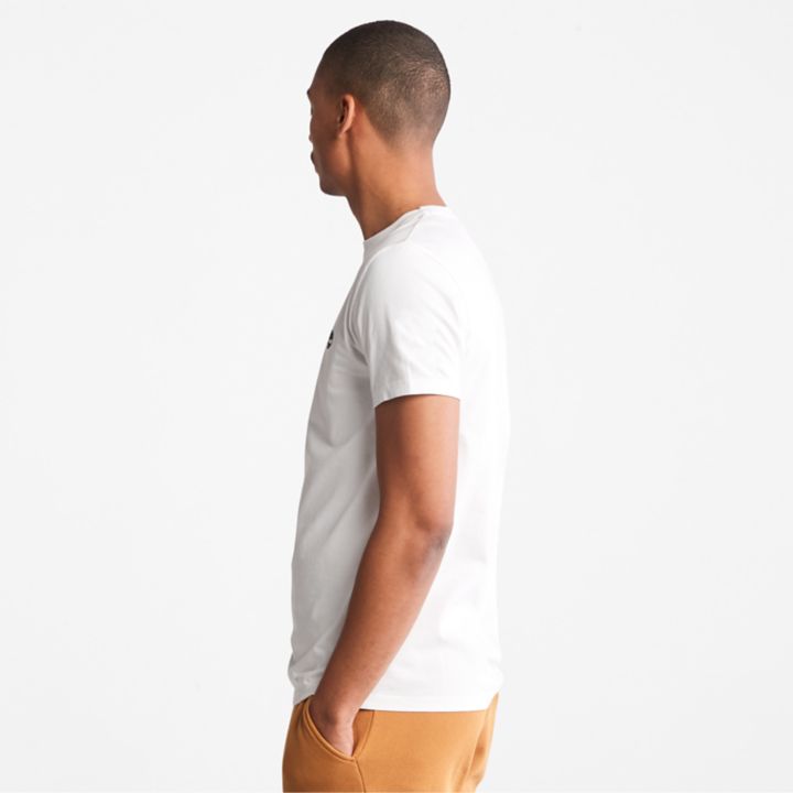 Dunstan River Slim-Fit T-Shirt for Men in White