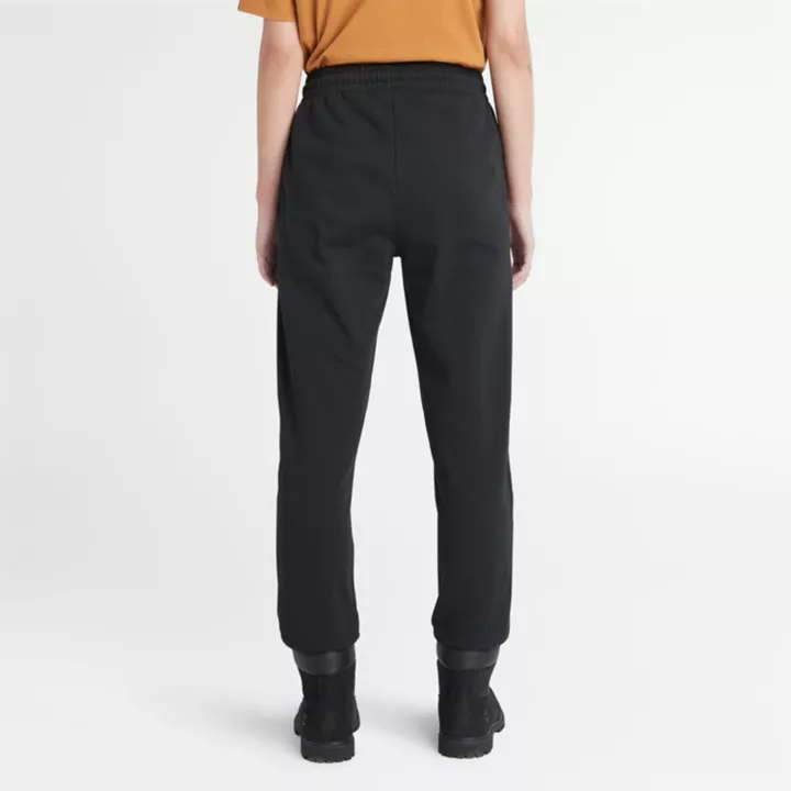 Embroidered Tree-logo Tracksuit Bottoms for Women in Black