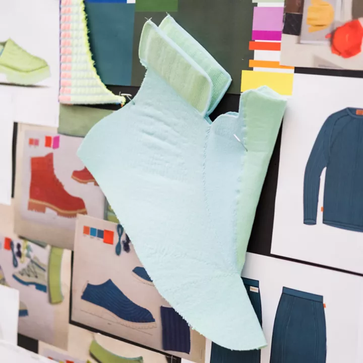 Timberland x Suzanne Oude Hengel Future73 Knit 6 Inch Boot in Teal