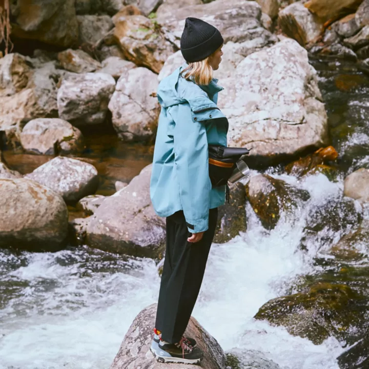 All Gender Hiking Crossbody Bag in Black