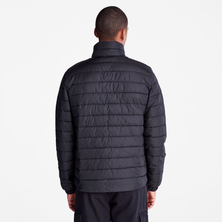 Axis Peak Quilted Jacket for Men in Black