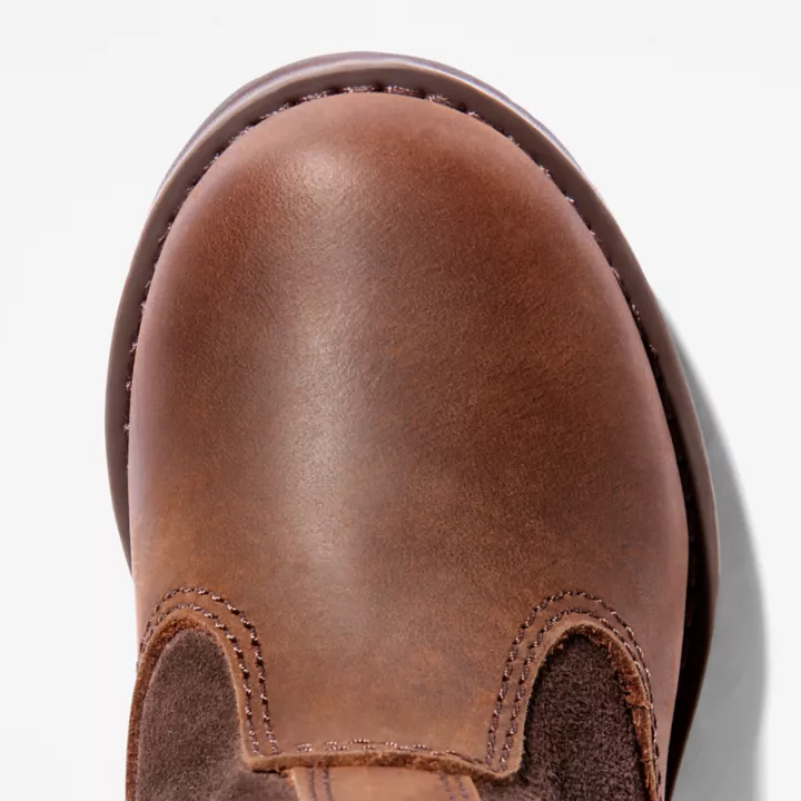 Courma Kid Warm Waterproof Boot for Toddler in Dark Brown