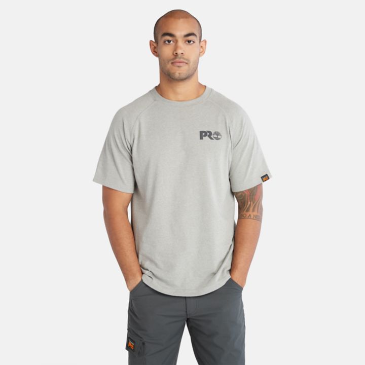 Timberland PRO Core Reflective Logo T-Shirt for Men in Grey