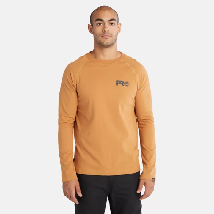 Timberland PRO Core Long-Sleeve T-Shirt for Men in Orange