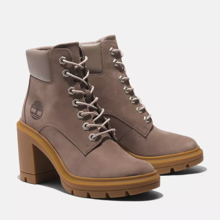 Allington Height Lace-Up Boot for Women in Grey
