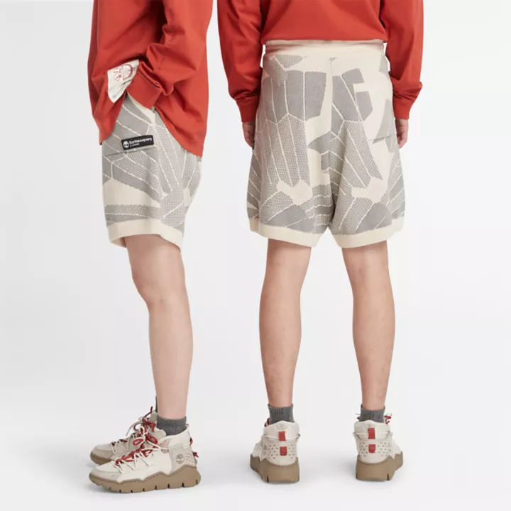 All Gender Earthkeepers by Raeburn Engineered Knit Shorts in Print