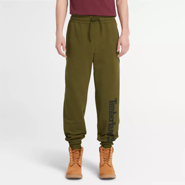 Logo Tracksuit Bottoms for Men in Green