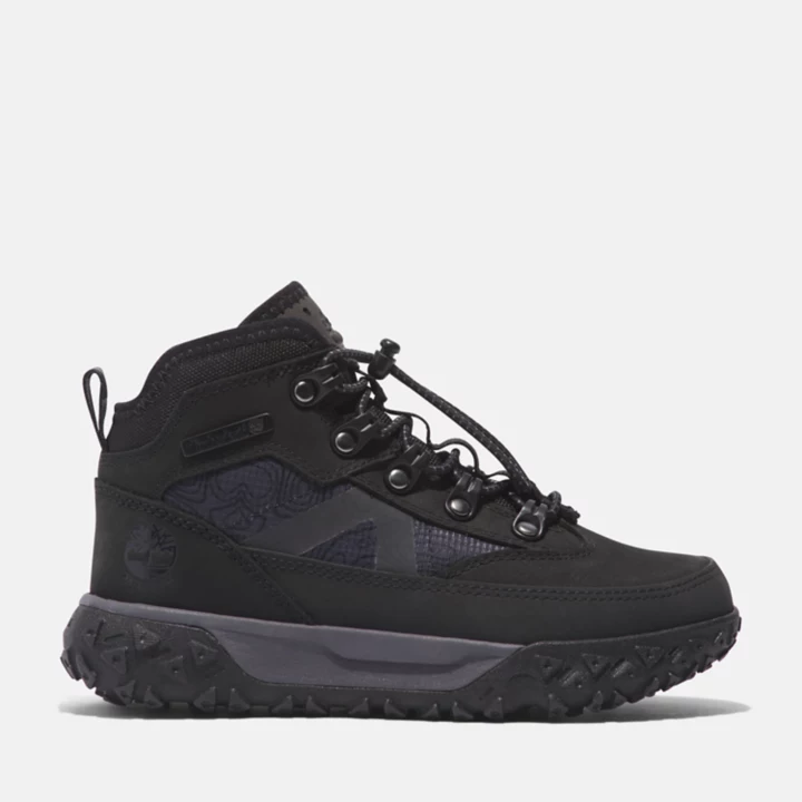 GreenStride Motion 6 Waterproof Boot for Youth in Black