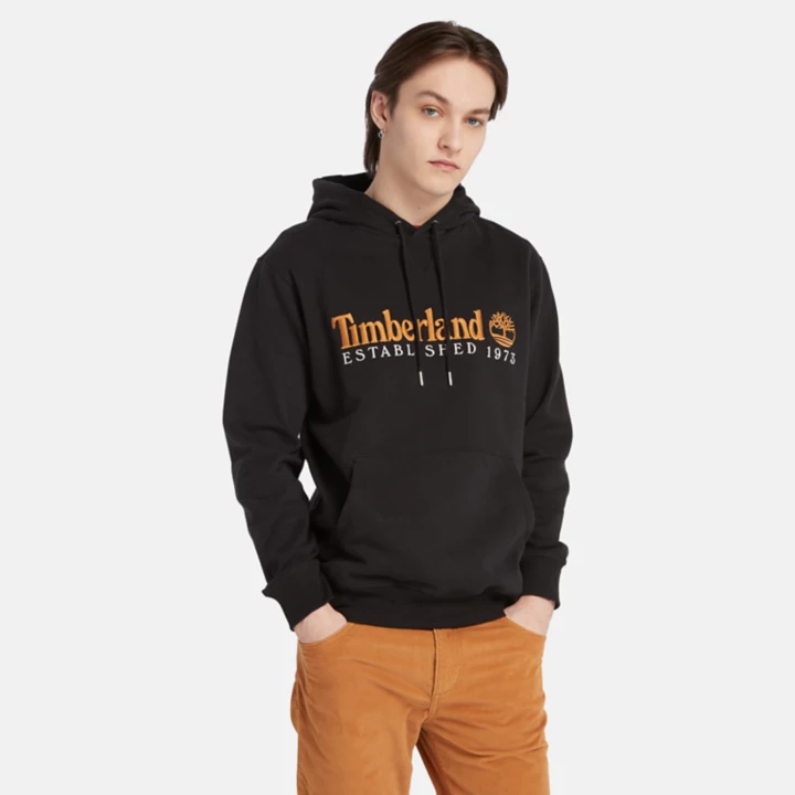 50th Anniversary Hoodie for Men in Black