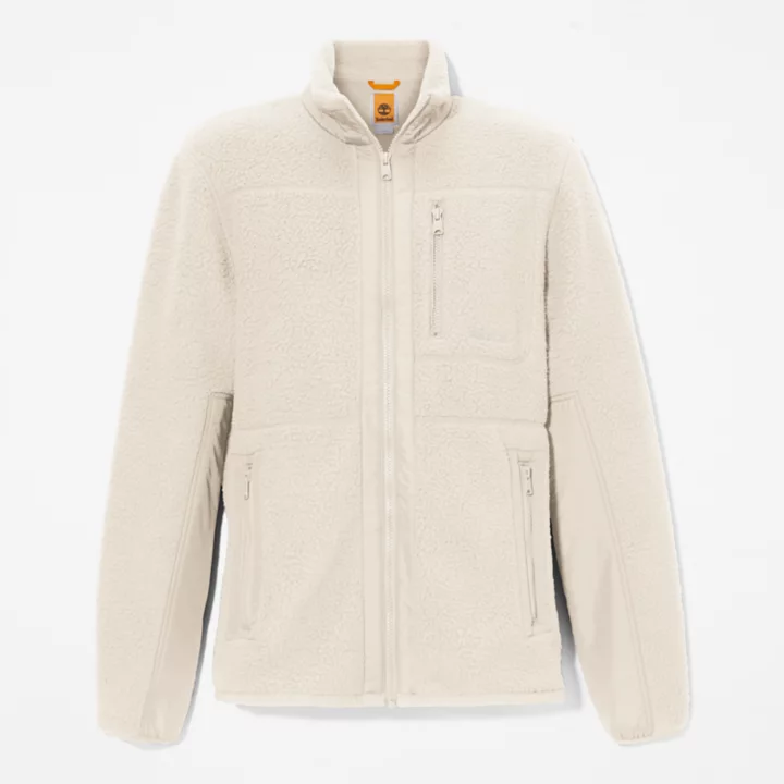 High-pile Fleece for Men in Beige