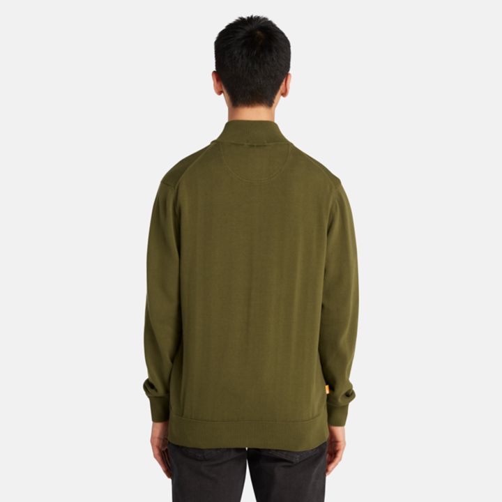 Williams River Full-zip Jumper for Men in Green