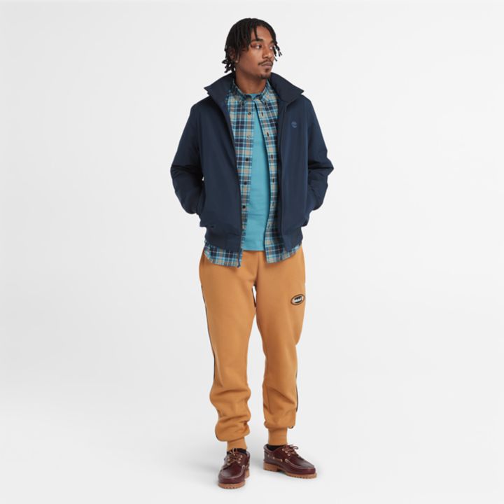 Water-Resistant Sailor Bomber for Men in Navy