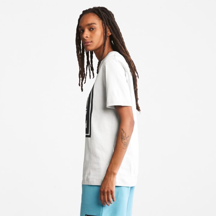 All Gender Stack Logo T-Shirt in White