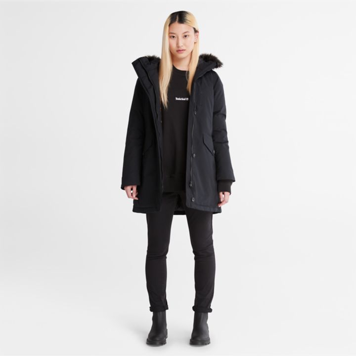 DryVent Waterproof Parka for Women in Black