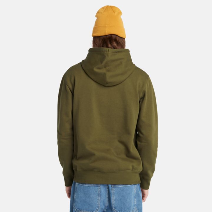 Wind, Water, Earth and Sky Hoodie for Men in Green