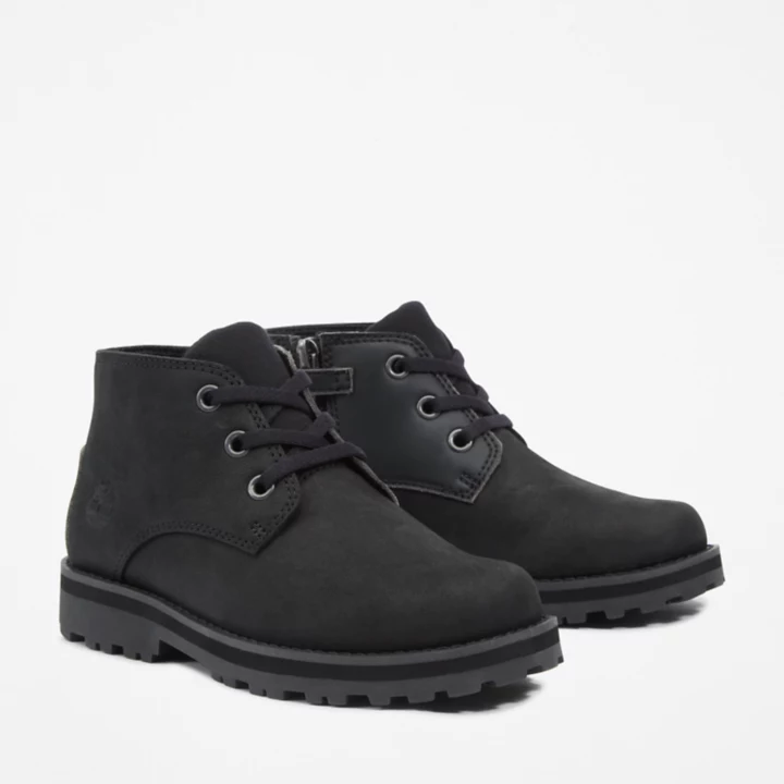 Courma Kid Chukka Boot for Junior in Black