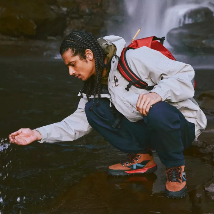 Waterproof Outdoor Parka for Men in Beige