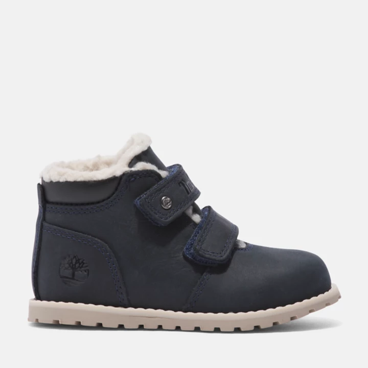 Pokey Pine Hook & Loop Boot for Toddler in Navy