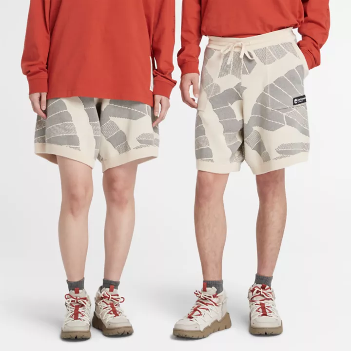 All Gender Earthkeepers by Raeburn Engineered Knit Shorts in Print