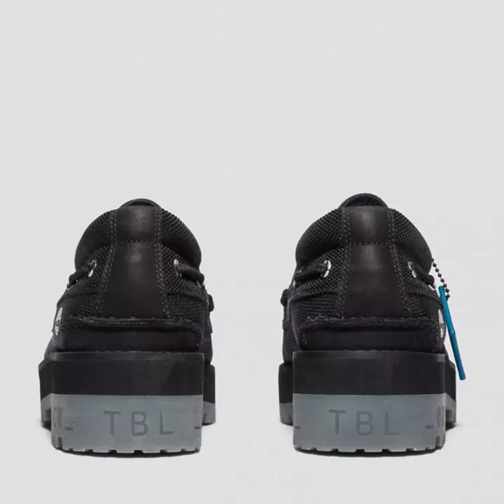 Timberland x A-COLD-WALL* Future73 3-Eye Handsewn Boat Shoe for Women in Black