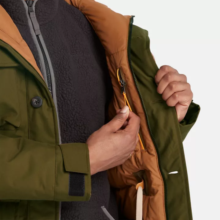 Wilmington Expedition Waterproof Parka for Men in Green
