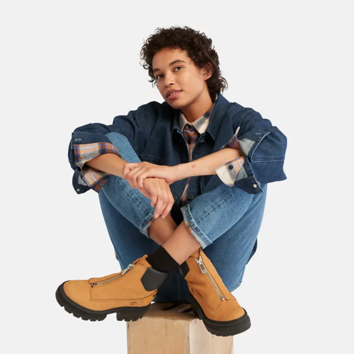 Chore Hemp Denim Jacket for Women in Dark Blue