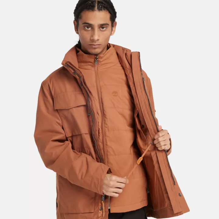 Abington 3-in-1 Field Jacket for Men in Brown