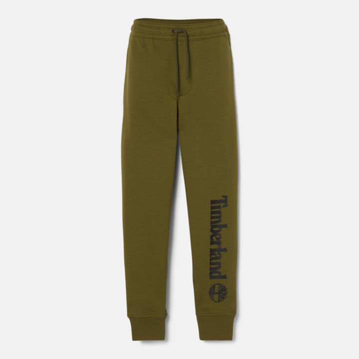 Logo Tracksuit Bottoms for Men in Green