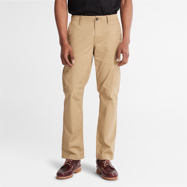 Core Cargo Trousers for Men in Beige