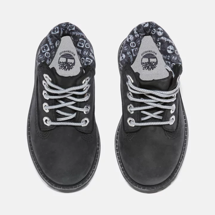 Premium 6 Inch Waterproof Boot for Toddler in Black