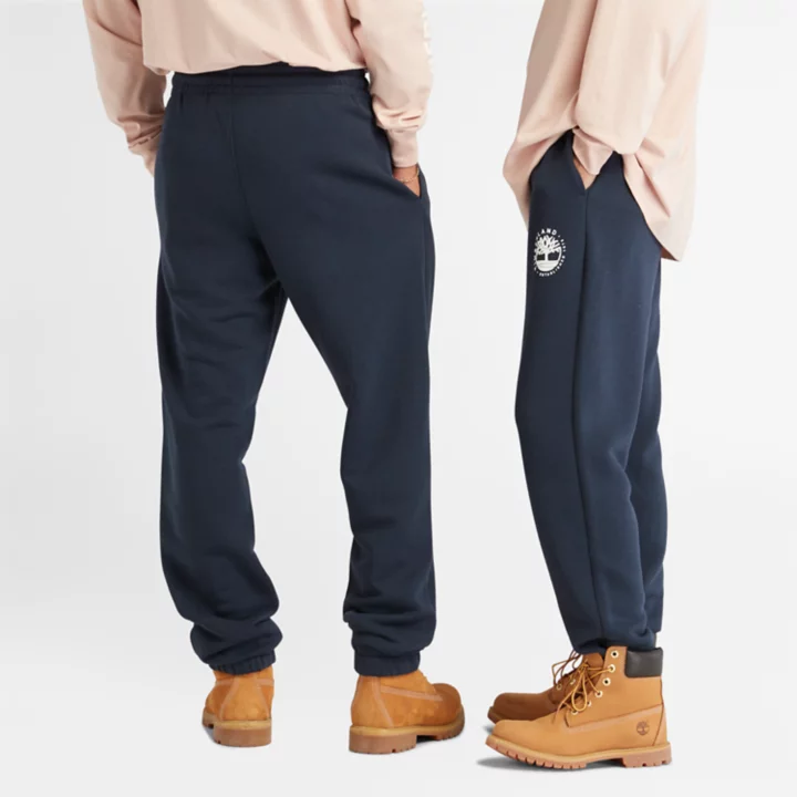 All Gender Refibra Logo Sweatpants in Navy
