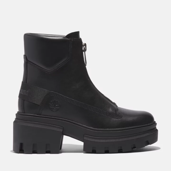 Everleigh Front-zip Boot for Women in Black