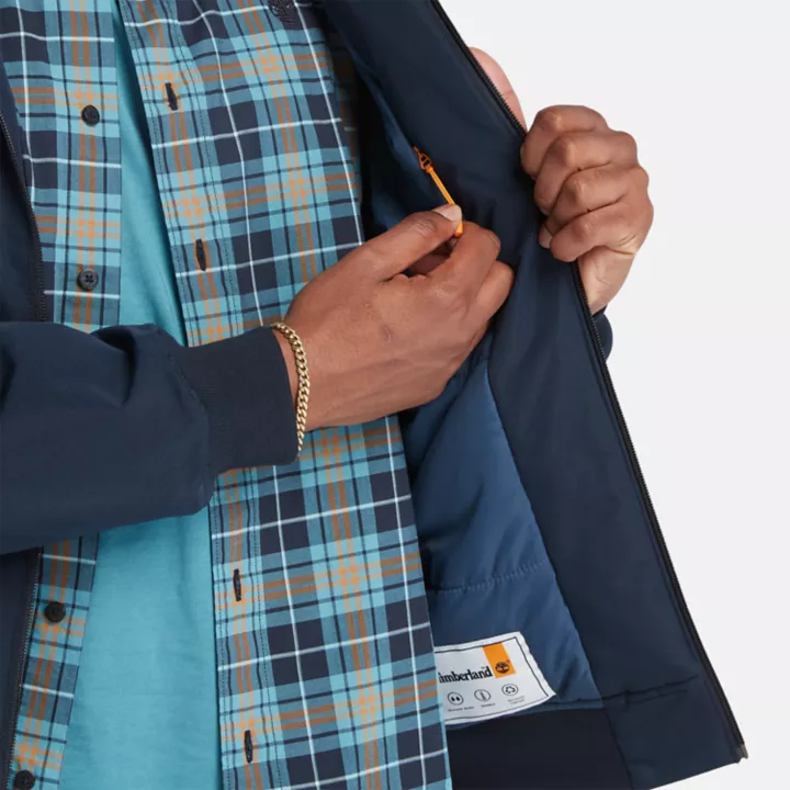 Water-Resistant Sailor Bomber for Men in Navy