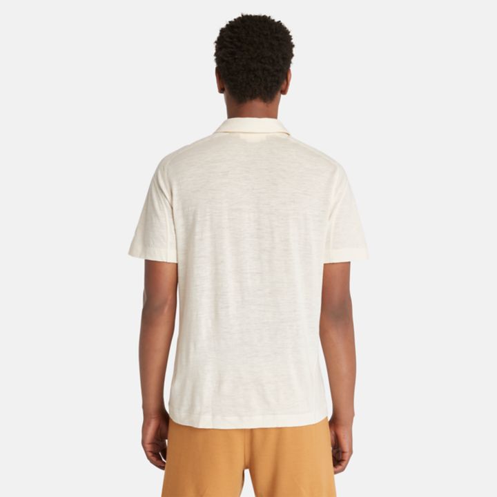 Timberland x Icebreaker Merino Linen Polo for Men in White