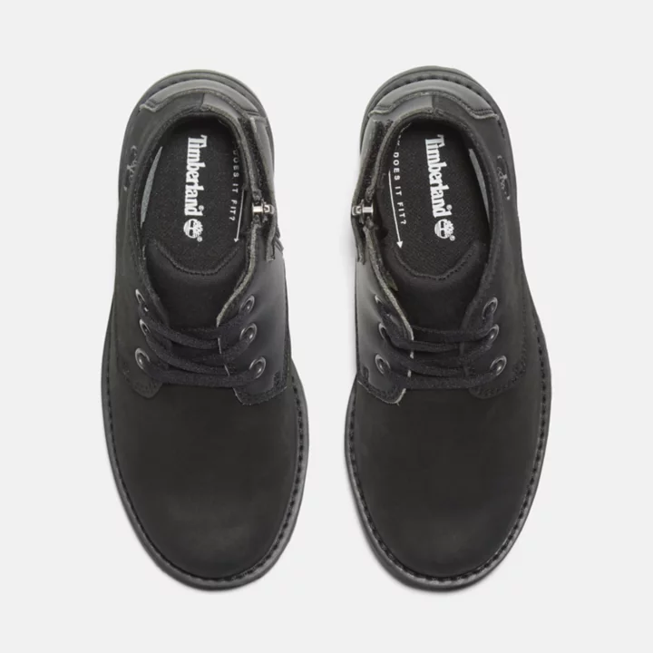 Courma Kid Chukka Boot for Youth in Black