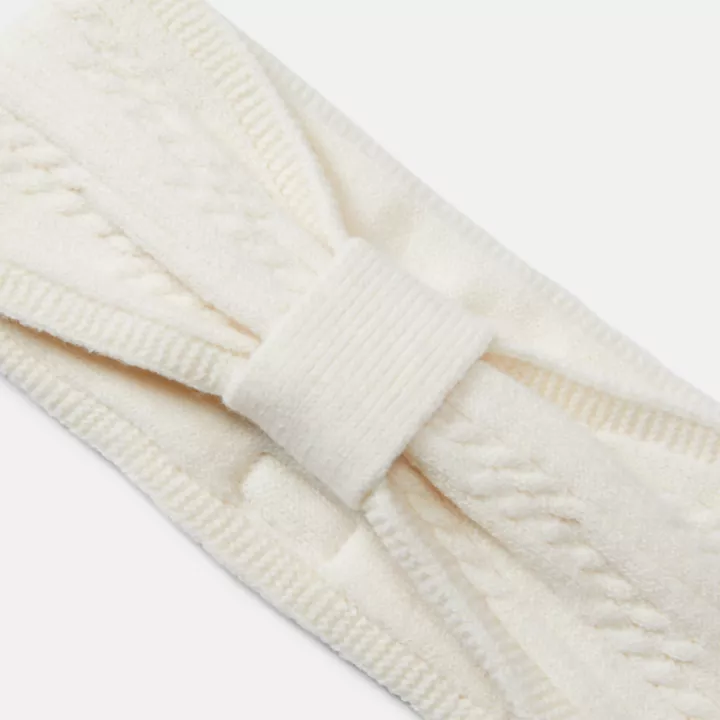 Gradation Rib Headband for Women in Beige