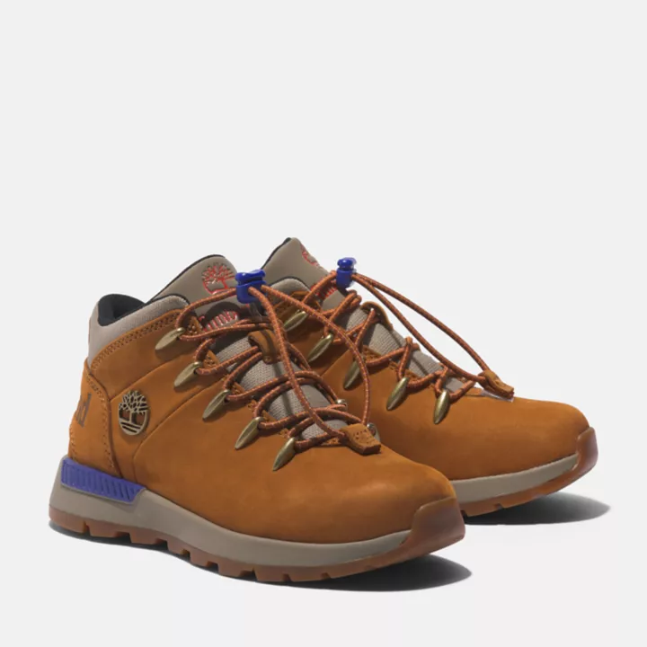 Sprint Trekker Mid-Hiking Boot for Youth in Light Brown