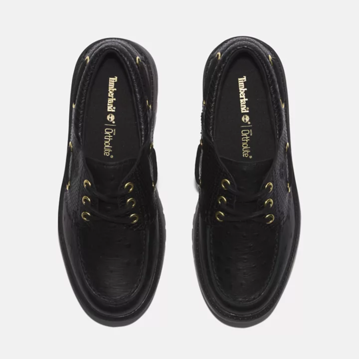 Stone Street Women's Timberland Premium Boat Shoe for Women in Black