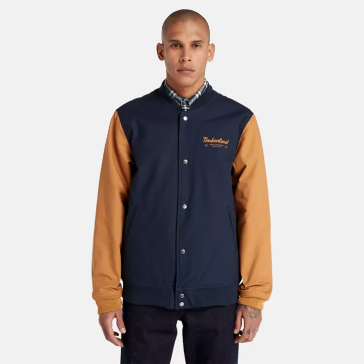 Utility Bomber for Men in Navy
