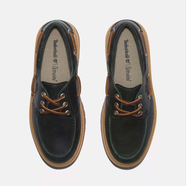 Stone Street Women's Timberland Premium Boat Shoe for Women in Green